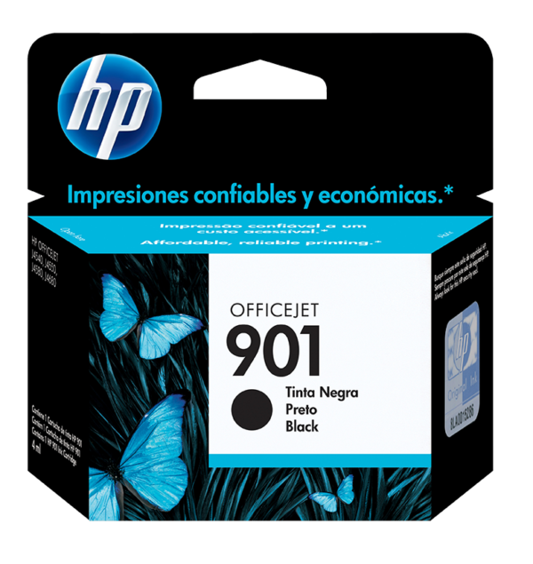 Cartucho Hp Original 901 Negro Tintas Y Tintas 9527