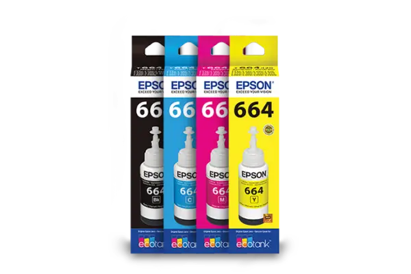 Tinta Epson Original 664 Todos los colores